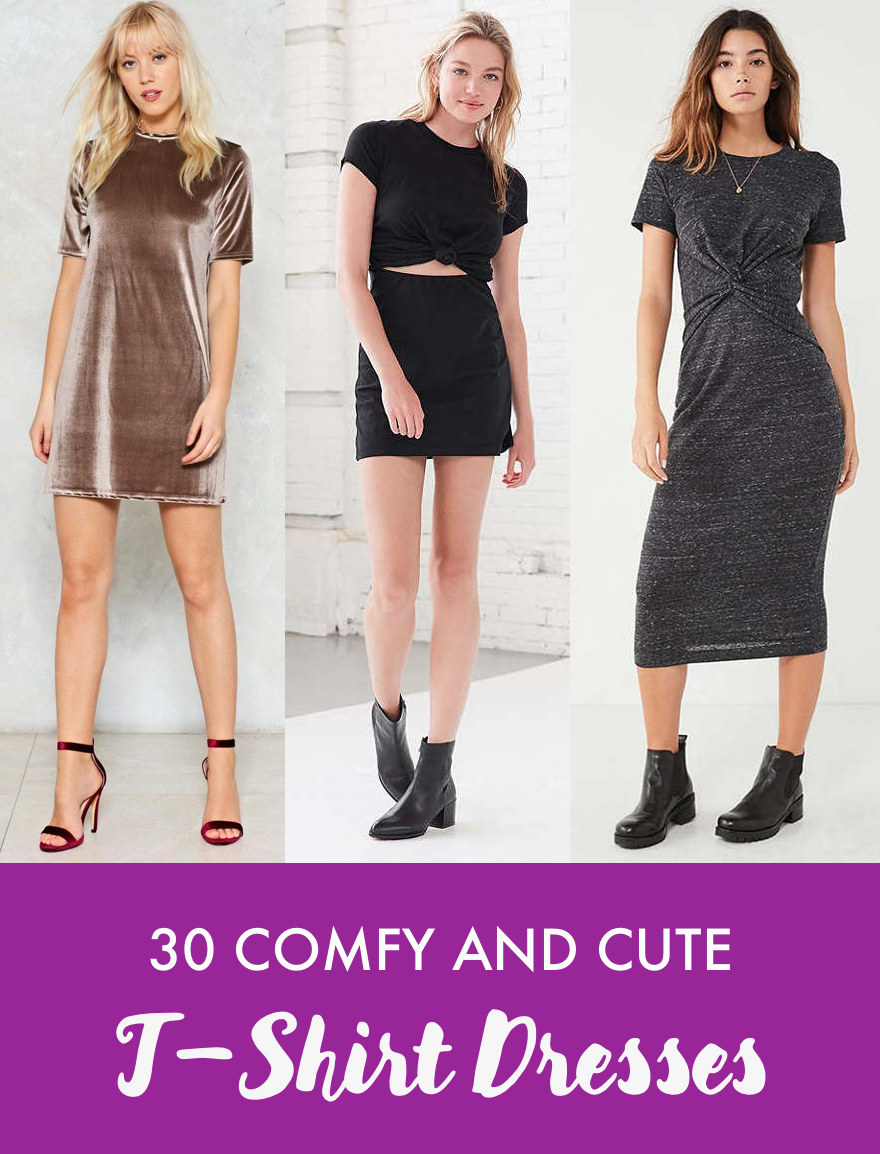 28 T-Shirt Dresses That Are Both Comfy ...